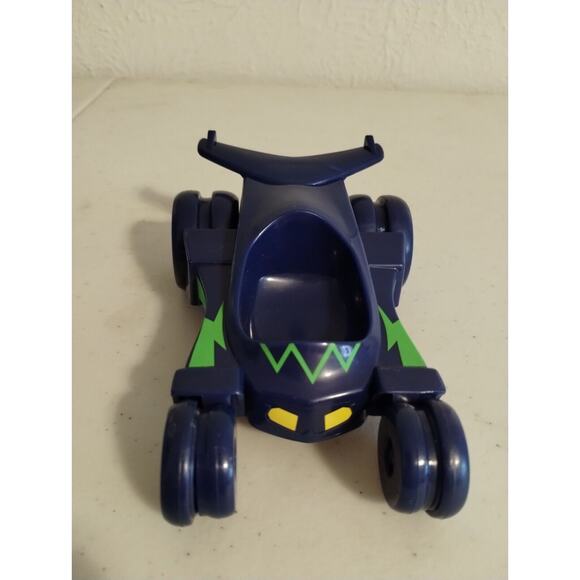 Hasbro PJ Mask Blue Cat Car Toy - Pretend Play - Green Lightning - Picture 2 of 6